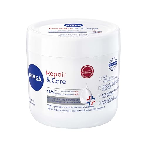 NIVEA Repair & Care Urea Cream (400ml), Deeply Hydrating... - Sports & Fitness en promo à 5.49€
