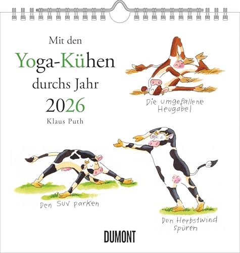 DUMONT - Mit den Yoga-Kühen durchs Jahr 2026 – Wandkalender... - Sports & Fitness Amazon Allemagne à 4.63€