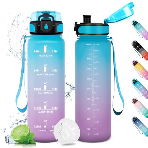 Cantimplora Deportiva 1L, Botella Prueba de Fugas... - Sports & Fitness Amazon Espagne à 14.99€