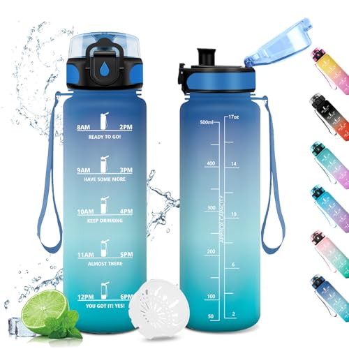 Gourde 500ml Enfant, Étanche & Réutilisable, Gourde Sport... - Sports & Fitness Amazon France à 8.08€