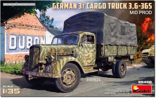 Miniart 1:35 - German 3t Cargo Truck 3,6-36s Mid Prod - Auto & Motorcycle Amazon UK à 22.30€