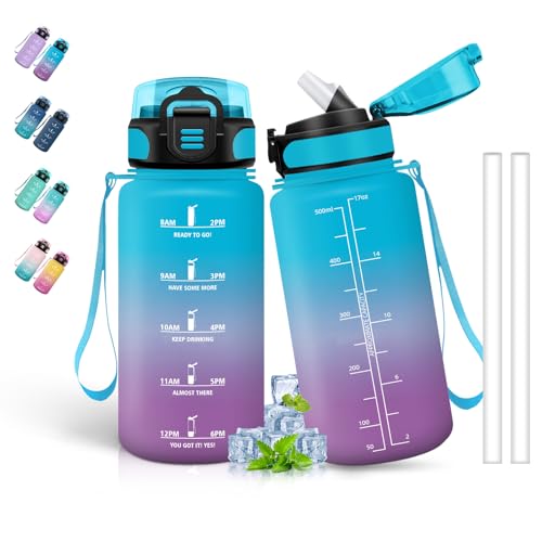Borraccia per bambini 500 ml, cannuccia antiperdite... - Jouets & Jeux Amazon Italie à 19.03€