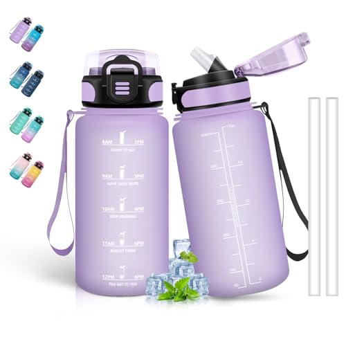 Trinkflasche Kinder, Trinkflasche 500ml, Trinkflasche mit... - Sports & Fitness Amazon Allemagne à 8.10€