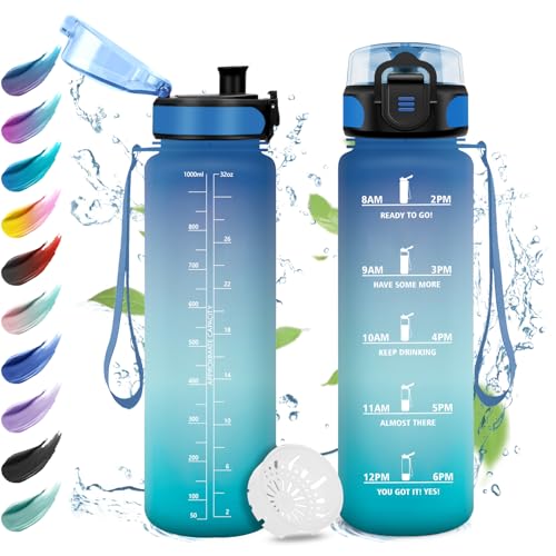Bouteille d’eau Sport 1L, , Gourde avec Filtre, Bouteille... - Sports & Fitness Amazon France à 8.88€