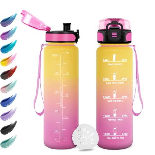 Gourde Enfant 500ml, Gourde Motivation, Étanche et... - Animalerie en promo à 6.06€
