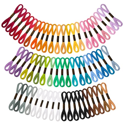 VynyQoo 60PCS Embroidery Threads Cross Stitch Threads for... - High-Tech & Électronique Amazon Royaume-Uni à 6.99€