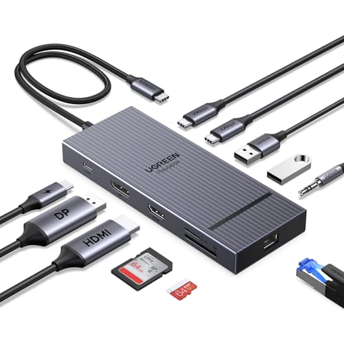 UGREEN Revodok Pro Docking Station (11-in-1), Dual 4K@60Hz... - High-Tech & Électronique Amazon Royaume-Uni à 37.97€