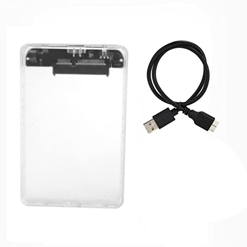 Disk External Case Enclosure High Speed Box Transparent... - High-Tech & Électronique Amazon Royaume-Uni à 1.24€