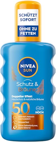 Nivea Sun Spray solaire SPF 50, imperméable, à l'extrait de... en promo à 14,52€ (-43%) sur Amazon FR