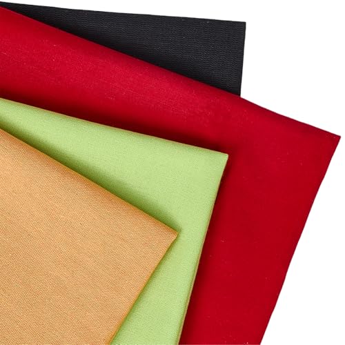 CABODYALS 50 piezas de Cuadrados de Tela de Lino de Color... - Amazon Espagne à 5.84€