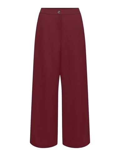 ONLY Onlnova Life Elite Mika Wide Pant, Rojo Oscuro, XS... - Home & Kitchen Amazon Spain à 11.00€