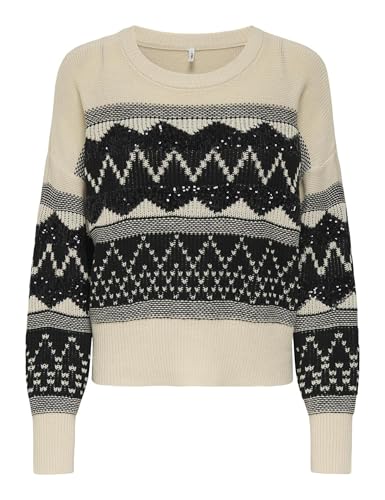 Onlmeline Ls Sequin O-Neck KNT - Mode & Vêtements Amazon Allemagne à 20.15€