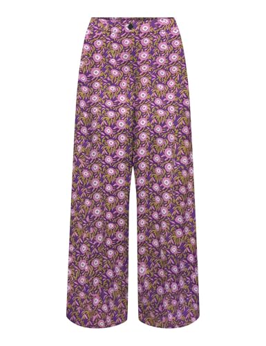 ONLY Onlnova Life Mika Wide Pant, Viola Amaranto, S Donna... - Vente Flash Amazon -61%