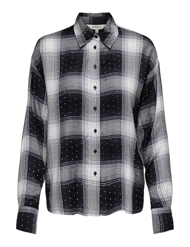 ONLY Chemisier Riley Cloud Dancer w. Black and Night Sky XL - DIY & Tools Amazon France à 18.67€