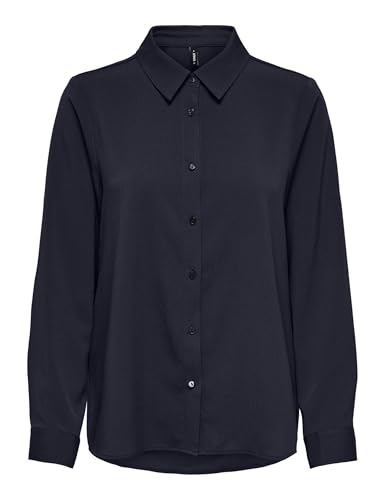 Onlnova Life Vis L/S New Grace - Camiseta, Azul Oscuro, L - Bricolage & Outils en promo à 9.16€