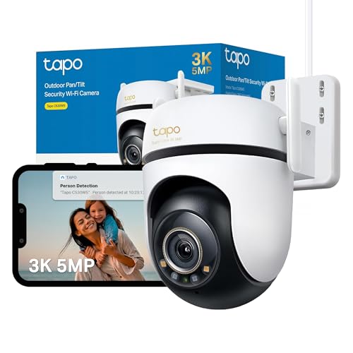 Tapo C530WS Pan/Tilt Outdoor Security Camera, 3K 5MP WiFi... - High-Tech & Électronique Amazon Royaume-Uni à 49.99€