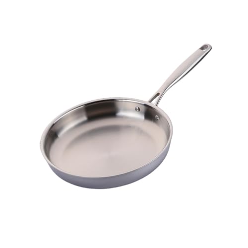 Bratpfanne aus Edelstahl 304, 28 cm, hochwertige Pfanne zum... - Maison & Cuisine en promo à 69.50€