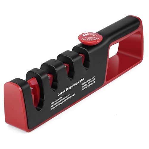 Afilador cuchillos profesional 4 en 1 con ángulo ajustable... - Maison & Cuisine Amazon Espagne à 12.31€