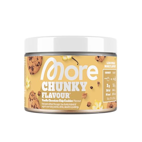 MORE Chunky Flavour, Vanilla Chocolate Chip Cookie, 150 g... - Santé & Bien-être Amazon Allemagne à 8.89€