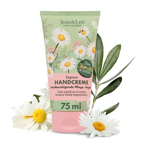 Jean & Len Handcreme Kamille & Olivenöl, vegane... - Beauté & Parfums Amazon Allemagne à 1.95€