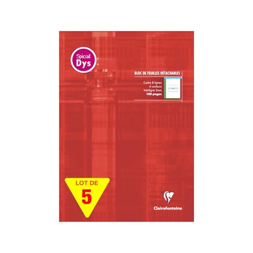 Clairefontaine 6128CPack Pack of 5 Red Glued Notepads A4... - Auto & Motorcycle Amazon UK à 11.46€