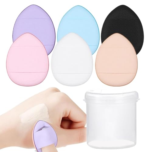 Finger-, Make-up-Schwämme, 6 Stück, lose Puderquaste mit... - Beauté & Parfums Amazon Allemagne à 1.61€