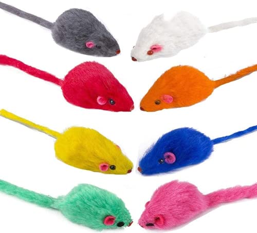 3 Pack Toy Mice with Rattle Sound, Cat Toys Rainbow... - Animalerie Amazon Royaume-Uni à 1.82€