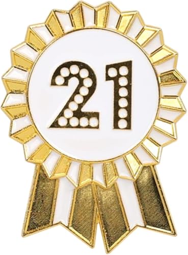 Talking Tables Insignia de cumpleaños número 21, roseta de... - Maison & Cuisine Amazon Espagne à 4.27€