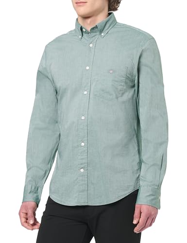 GANT Camiseta REG Poplin, Verde, 46 - Mode & Vêtements Amazon Espagne à 15.33€
