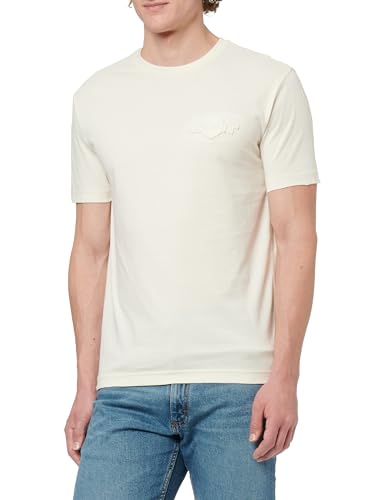 GANT Maglietta da Uomo Reg Tonal Shield SS, Bianco, L - Bon plan à 19.22€