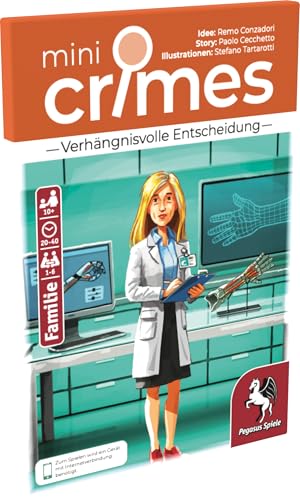 Pegasus Spiele 19162G MiniCrimes décision Fatale - Jouets & Jeux Amazon France à 9.76€