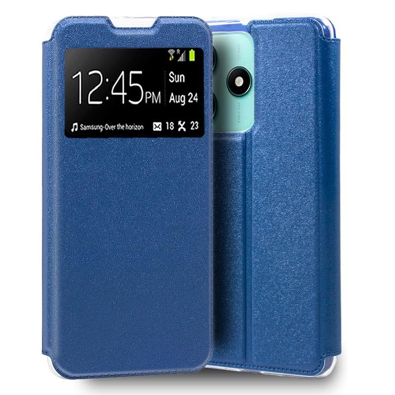 Funda Cool Flip Cover para Xiaomi Redmi Note 14 5G Liso Azul - High-Tech & Électronique Amazon Espagne à 2.75€