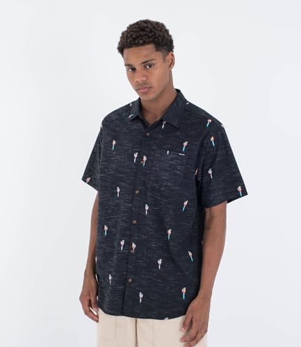 Hurley Kurzarmhemd Männer - OAO Lido Stretch - Mode & Vêtements Amazon Allemagne à 18.48€