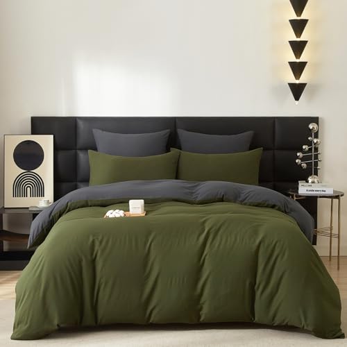 Funda de edredón 200x200cm Algodón Gris Verde Color Sólido... - Jouets & Jeux Amazon Espagne à 25.42€