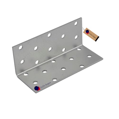 GeZu Impex® Equerre d'assemblage Galvanisé 100 x 40 x 40 mm... - Bricolage & Outils en promo à 1.67€