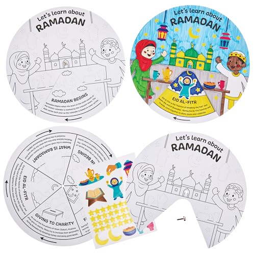 Baker Ross FN363 Ramadan Geschichtenrad zum Ausmalen... - Jouets & Jeux Amazon Allemagne à 5.37€
