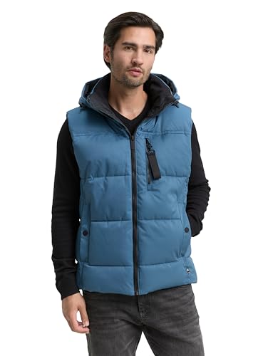 TOM TAILOR 1046976 Chaqueta, 38224-Real Teal Blue, M Hombres - Amazon Espagne à 29.74€