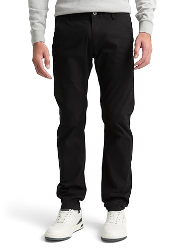 TOM TAILOR Pantaloni da Uomo, 29999 - Black, 32W x 32L - Maison & Cuisine en promo à 26.61€