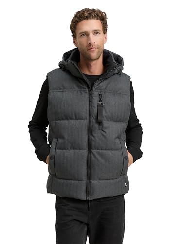 TOM TAILOR 1046976 Chaleco, 38388-Espina de Pescado Melange... - Amazon Espagne à 40.62€