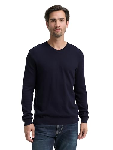 TOM TAILOR Maglione da Uomo 1048015 in Cashmere, 13160... - Amazon Italie à 14.95€