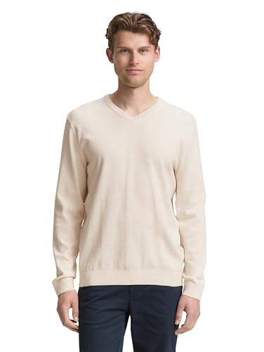 TOM TAILOR Maglione da Uomo con Scollo a V, 38677 - Soft... - Beauté & Parfums Amazon Italie à 12.30€