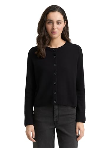 TOM TAILOR 1047700 Cárdigan de Punto, 14482-Deep Black, XXL... - Amazon Spain à 32.36€