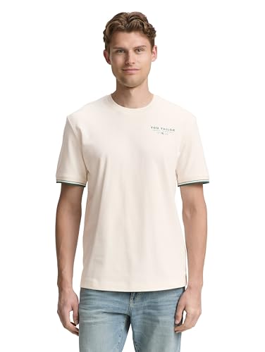 TOM TAILOR Maglietta da Uomo, 10348 - Gardenia White, XL - Jardin & Extérieur Amazon Italie à 7.43€