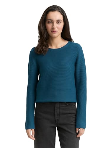 TOM TAILOR 1016350 Suéter, 13183 - Dark Petrol, XXS para... - Animalerie Amazon Espagne à 12.28€