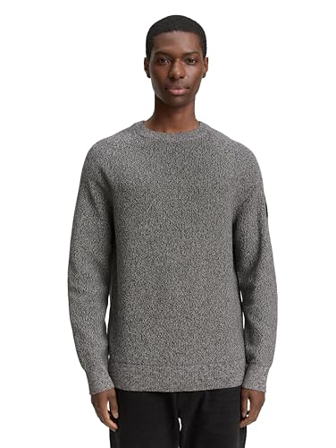 TOM TAILOR 1047973 Suéter pulóver, 32776-Black Salt and... - Amazon Espagne à 11.21€