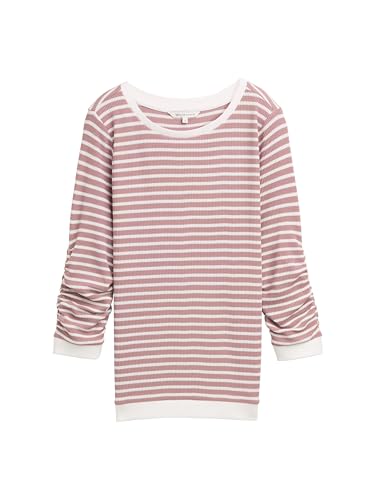 TOM TAILOR 1044659 Sudadera, 38895-Soft Mint White Stripe... - Amazon Espagne à 13.73€