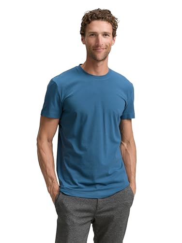 TOM TAILOR Maglietta da Uomo, 38224 - Real Teal Blue, S - Amazon Italy à 6.37€