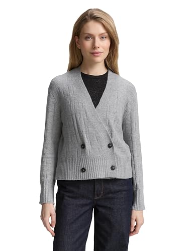 TOM TAILOR 1048323 Cárdigan de Punto, 21373-Medium Silver... - Amazon Espagne à 15.19€
