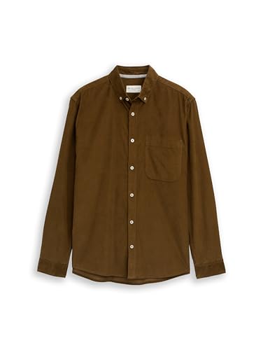 TOM TAILOR 1047341 Camisa, 23900-Dark Palm, 3XL Hombres - Bon plan à 16.13€