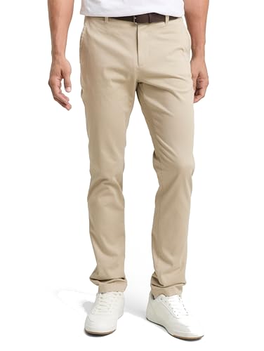 TOM TAILOR 1047267 Pantalon, 16764-Light Cashmere, 40W... - Amazon France à 23.66€